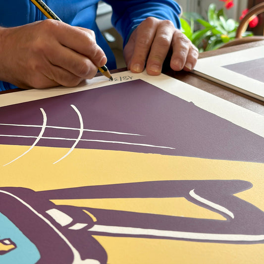 Serigrafia en papel Trufa