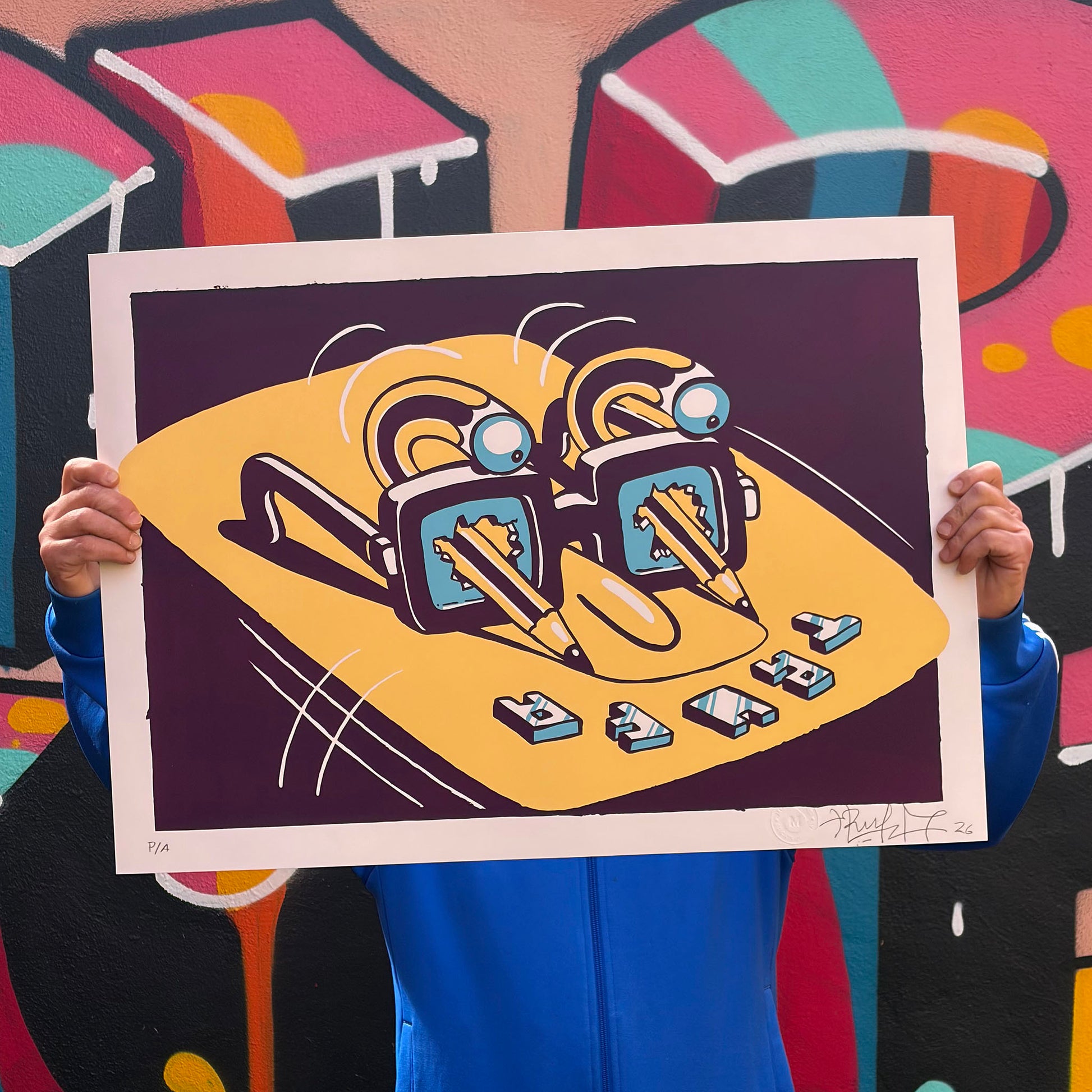 serigrafia en papel Trufa