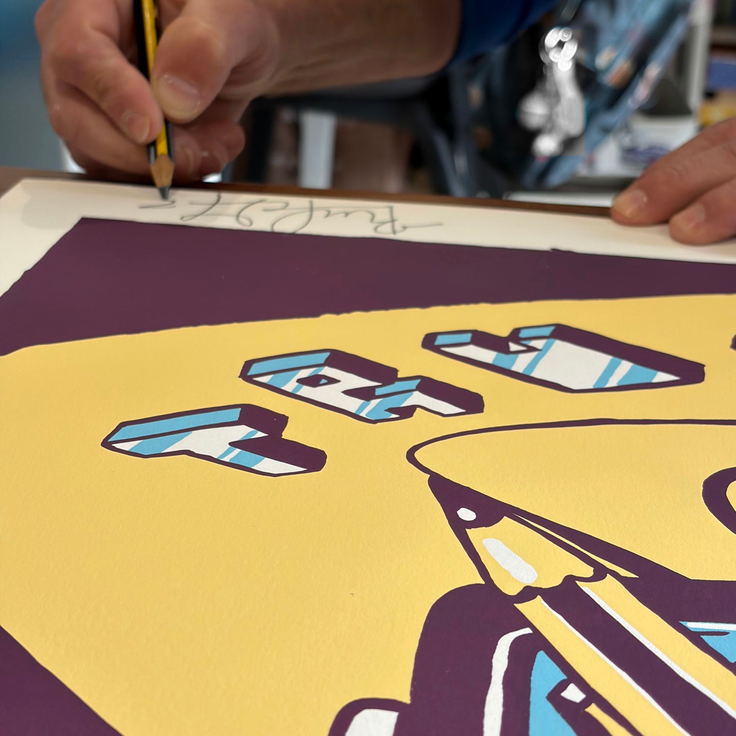 Serigrafia en papel Trufa